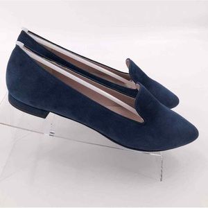 NWT Savoy Blue Suede Flats, EU Size 37, US Size 6.5 - 7